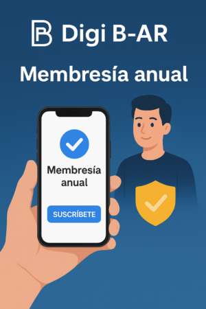 Digi B-AR Membresía Anual